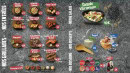 Menu Wakanda factory - Les entrées, grillades et desserts, ...