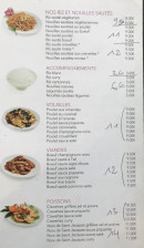 Menu Nems & Sushi - riz accompagnement, viandes et poissons