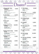 Menu thai vien  2 - Desserts
