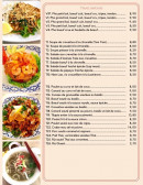 Menu Tricotin - Menus thaï