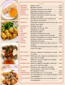 Menu Tricotin - Entrées