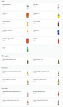 Carte et menu de Aux Rêves d'Afrique Chez Clarice à Paris 14 — Les softs, champagnes, ...