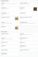 Carte et menu de Aux Rêves d'Afrique Chez Clarice à Paris 14 — Les menus, entrées