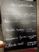 Menu Chez Pierrot - L'ardoise