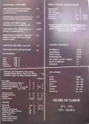 Menu El Pueblito - Les entrées et boissons chaudes