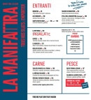 Menu La Manifattura - Les entrées, salades et plats,..