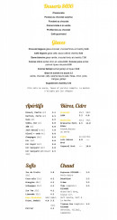 Menu Les fondus de la raclette - Les desserts, glaces, apéritifs...