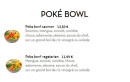 Menu Sushi Kyomy - Les poké bowls