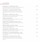 Carte et menu de Cevicheria Bon Bon à Paris 15 — glaces et desserts
