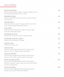 Carte et menu de Cevicheria Bon Bon à Paris 15 — entrées
