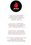 Menu Chiiiz - Menu the fryd farmhouse