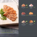 Menu Coté Sushi - Les sashimis et tatakis