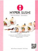 Menu Hyper Sushi - Carte et menu Hyper Sushi Paris 15