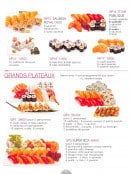 Menu Hyper Sushi - Grands plateaux