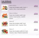 Menu Kaishoya - Les plateaux: menu akita, menu R ...