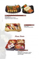 Menu Kyoto - Les menus spéciaux suite et menus bentos