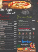 Menu Le 15e  Pizza - Les pizzas et  menu bambino