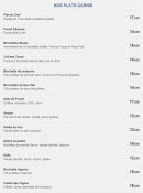 Menu Les Vignes du Liban - Les plats garnis