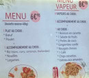Menu Asirama - Les menus vapeurs et menus 6.9€
