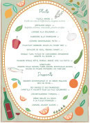 Menu Chez Cézanne - Les plats et desserts