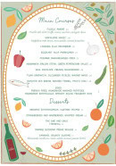 Menu Chez Cézanne - Main courses, desserts