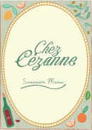 Menu Chez Cézanne - Card and menu Chez Cézanne Paris 16