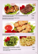 Menu Chez Zhong - Les brochettes, haricot vert, ...