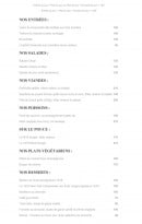 Menu Le 1818 - Les formules midi