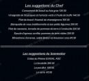 Menu Le Beaujolais d'Auteuil - Les specialités
