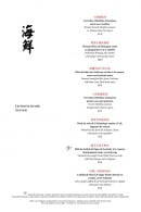 Menu Lili - Les fruits de mer