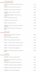 Menu Mandarin De Paris - Les crevettes, poissons, ...