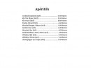 Menu Pavillon de Jade - Les apéritifs