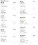 Menu Saveurs de Tokyo - Les menus bateaux 