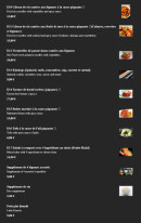 Menu Bibimbaps - Les entrées suite