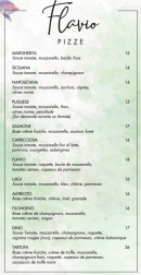 Menu Flavio - Les pizzas