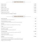 Menu Gladines Batignolles - Les assiettes de patates et spécialités basques