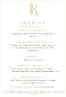 Menu Il Rosso Paris - Les plats