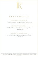 Menu Il Rosso Paris - Bruschetta