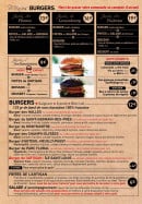 Menu L'Artisan du Burger - Les burgers 