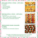 Menu La Tarte au Carré - Les plateaux