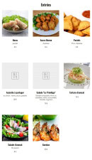 Menu Le Privilège - Les entrées