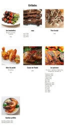 Menu Le Privilège - Les grillades