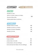 Menu Les Françaises - Les fromages 