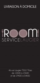 Menu Room Service Laugier - Carte et menu Room service laugier Paris 17