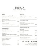 Menu Zoku - Brunch