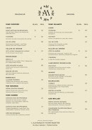 Menu Almanach - Les vins