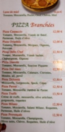 Menu Bella Di Napoli - Les pizzas branchées