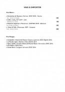 Menu Bijou - Les vins à emporter