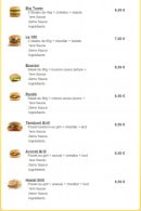 Menu Burger Run Paris - Les burgers suite