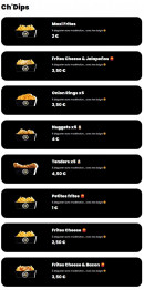 Menu Chamas Tacos - Les ch dips